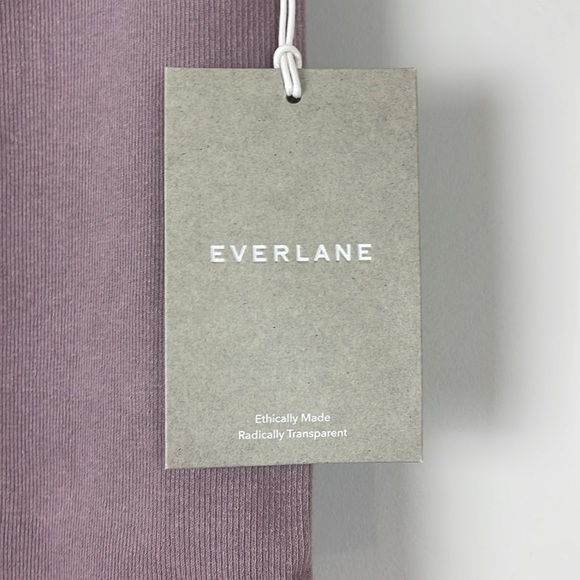 Everlane The Seamless Legging Ribbed Light Purple Size XL/XXL New - Picture 5 of 12